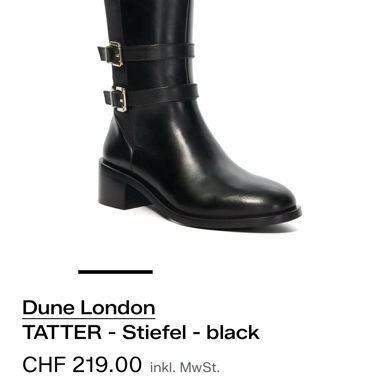 Bottes noires en cuir