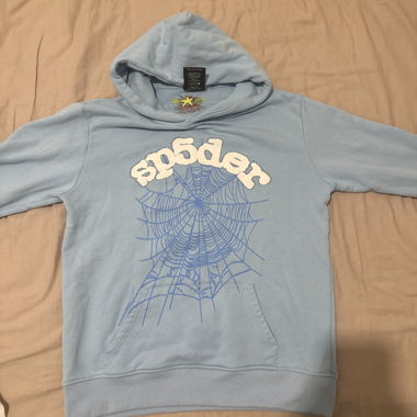 Spider Pullover Baby-Blau