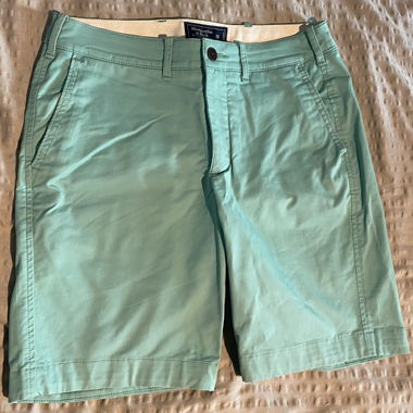 Pantaloncini Abercrombie & Fitch verdi