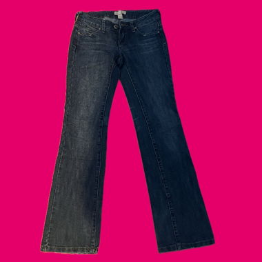 jeans a vita bassa svasati