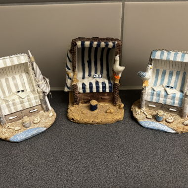Lot de 3 paniers décoratifs