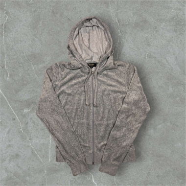 vintage juicy couture velour jacket grey