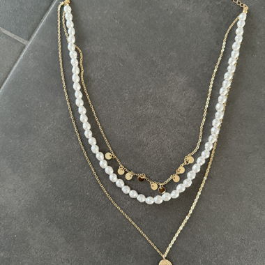Gold-Perlen-Kette