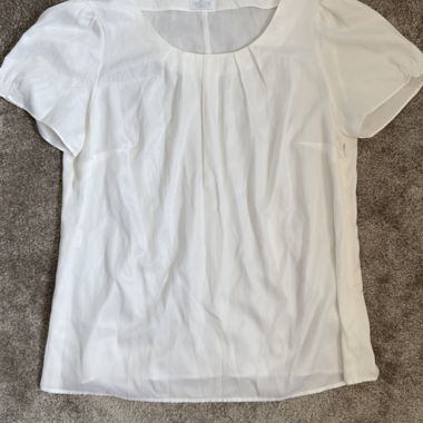 Weisse Bluse Madeleine T.44/L