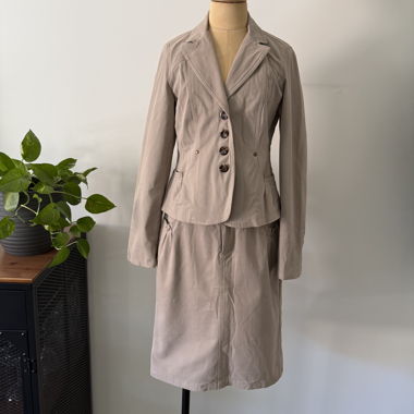 Completo LINEAEMME Marella beige Y2K, tg. 38/40