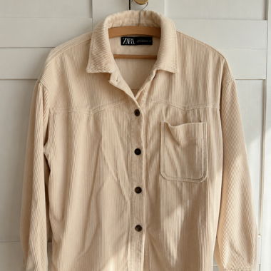 Sur chemise Zara velours côtelé