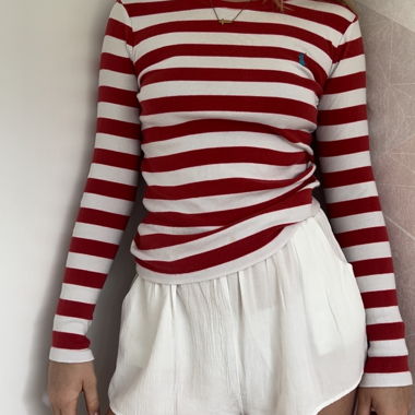 Top Ralph Lauren red striped