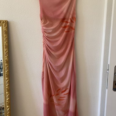 Schönes Maxi Kleid Pink