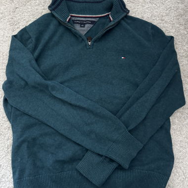 Pull Quarter-Zip vintage Tommy Hilfiger
