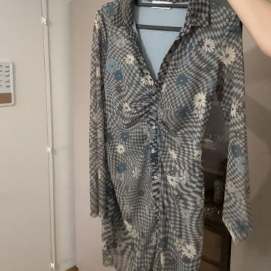 Zebrastreifen-Kleid von Bershka