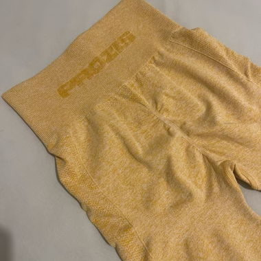 Leggings PROZIS taille haute saumon jaune