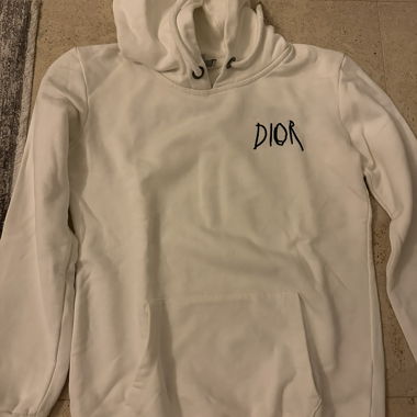 Hoodie Dior bianco Taglia
