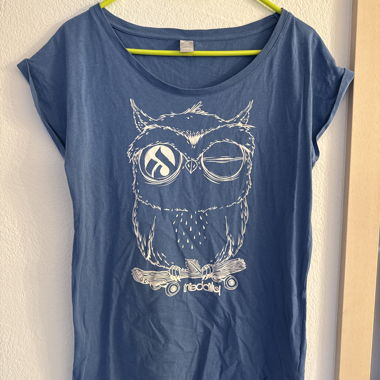 Blaues Eulen T-Shirt iriedaily 