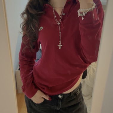 Lacoste Poloshirt rot