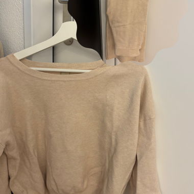 Ensemble tricot beige