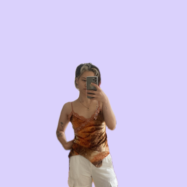white linen cargo pants