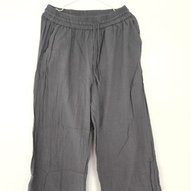 Pantalon gris ample