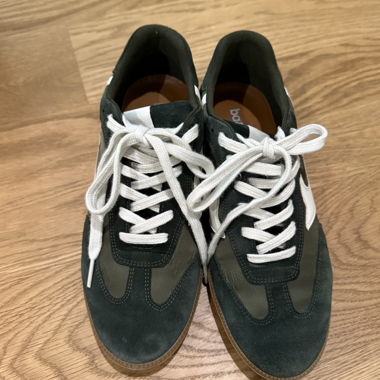 Baskets ba&sh en daim vert foncé