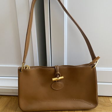Borsa baguette Longchamp Camel