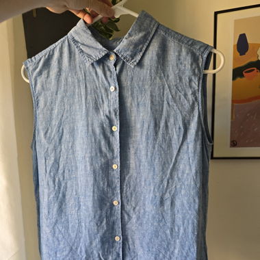 Leinen Top - Bluse - Uniqlo