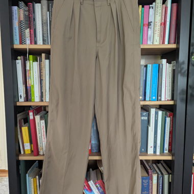 ANOVAIR Relaxed Pleated Trousers Gr. 46