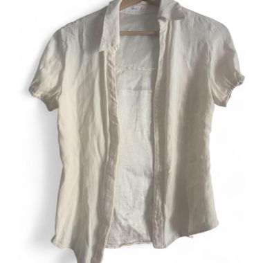 MNG Damenbluse Creme