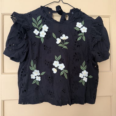 Blusa ricamata