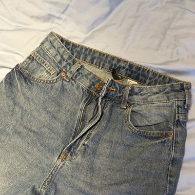H&M baggy blue jeans 