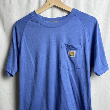 T-shirt Carhartt bleu vintage 