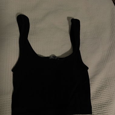 crop top nero