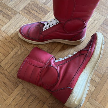 Red Salewa Boots