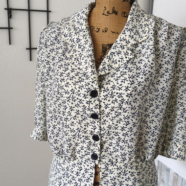 Women’s patterned blouse with print