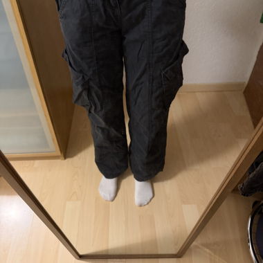 H&M black cargo pants EUR 32
