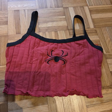 Crop top spiderman