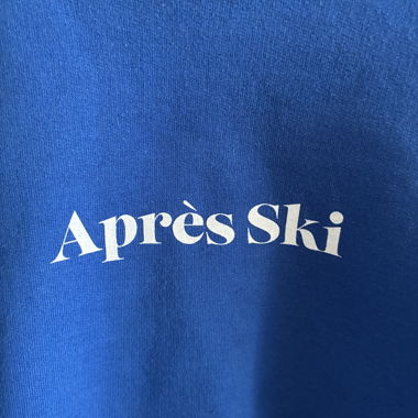 Blue Aprés Ski Sweatshirt