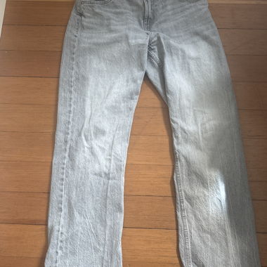Gray jeans straight leg from Bershka