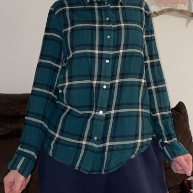 Chemise H&M à carreaux verte EUR 36