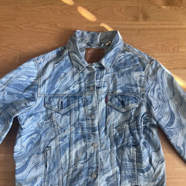 Levis Vintage Jacke mit Marmor-Muster