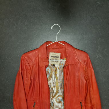 Lederjacke 