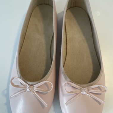 Ballerine rosa con fiocco