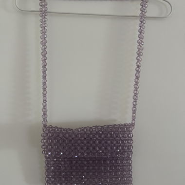 Sac Perles Crossbody violet