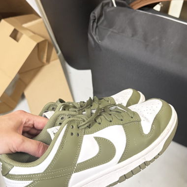 Nike Dunk Low Oliv/Blanc
