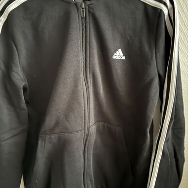Black Adidas Hooded Jacket