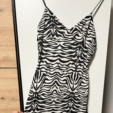 Kleid mit Zebramuster