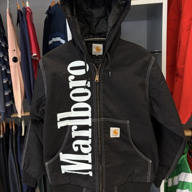 Veste à capuche Carhartt noire Marlboro taille M