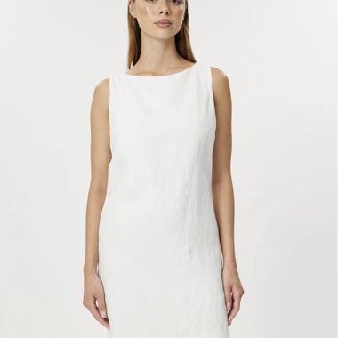 Linen Dress - White