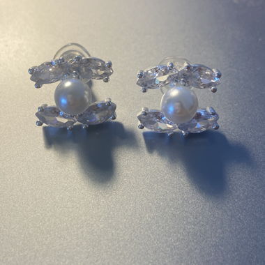 Chanel Pearl Earrings