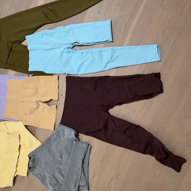 Leggings e top sportivi