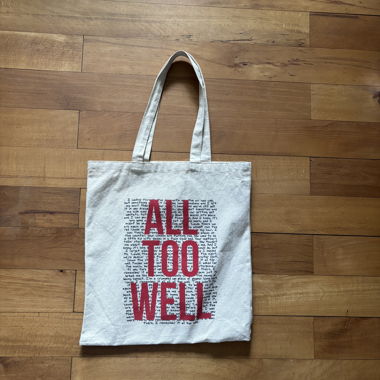 Taylor Swift 'All too well' Tote Bag