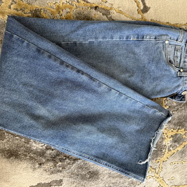 Jeans en denim bleu